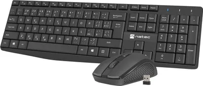 Immagine prodotto di Set di tastiera e mouse 2in1 wireless Natec SQUID,
