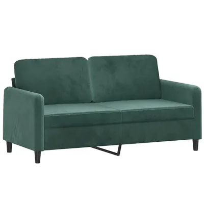 Produktbild von vidaXL 2-Sitzer-Sofa Dunkelgrün 140 cm Samt