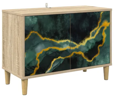 Obrázok produktu pre Skrinka pod televízor WIJHE, 69 x 33 x 50 cm, Imitácia Sonoma