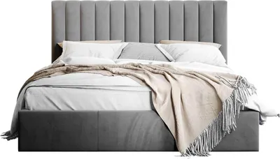 Produktbild von MIRJAN24 Polsterbett Cosmo, Doppelbett mit Bettkasten, Ehebett, Gasdruckfeder, Lattenrost (Farbe: Fresh 32, Größe: 160x200 cm)