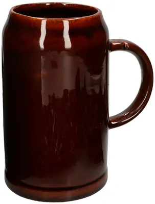 Produktbild von KOTARBAU® Keramik Bierkrug Bierseidel mit Handlichem Griff Steinkrug 1 L