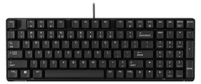 Obrázek produktu pro CHERRY K37ID, Plná velikost (100 %), Kabel, USB, Membránový spínač, QWERTY, Černá