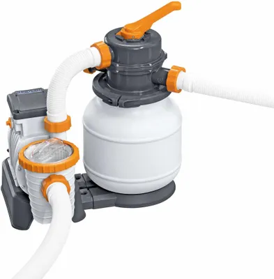 Obrázok produktu pre Bestway 58497, Pieskový filter, Čierna, Oranžová, Biela, Nadzemný bazén, 5700 L, 1100 L, 42300 L