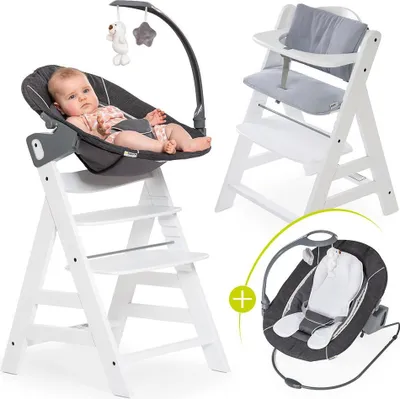 Produktbild von Hauck Alpha Plus Weiß Newborn Set Deluxe - 4-tlg.