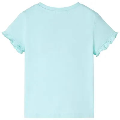 Immagine prodotto di vidaXL Camicia a maniche corte per bambini blu chiaro 104