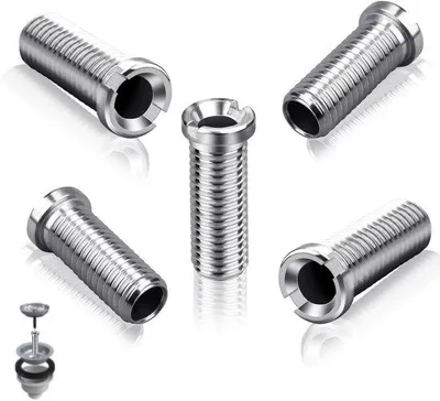 Produktbild von Entwässerungssystem 25 mm RVS Versorgungsarmatur mit Entwässerungsdüse Ø 12 mm für Sanitärarmaturen mit 1,5 Zoll & 3,5 Zoll, Zubehör für Küchenabdichtung und Abwasseranlage.
