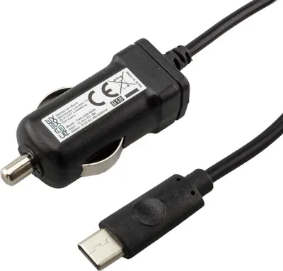 Image de caseroxx Chargeur allume-cigare adapté au Huawei Mate 10 Pro, chargeur USB-C pour voiture et camion avec puissance de sortie de 2.4 Ah