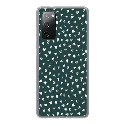 Produktbild von MuchoWow® Handyhülle Schutzhülle Hülle für Samsung Galaxy S20 FE Polka dots - Weiß - Grün Silikon Softcase Handy Hülle - Abdeckung