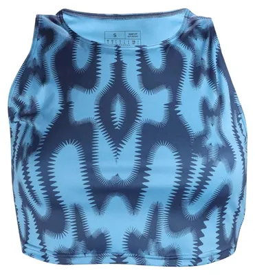 Immagine prodotto di Adidas - Canotta "Studio" da donna, traspirante, codice prodotto GT33361 (taglia 28 EU - 28 DE), colore blu
