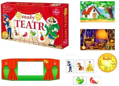 Produktbild von Kleines Theater Spielset mit Märchenfiguren und Kulissen, Modellnummer 62271