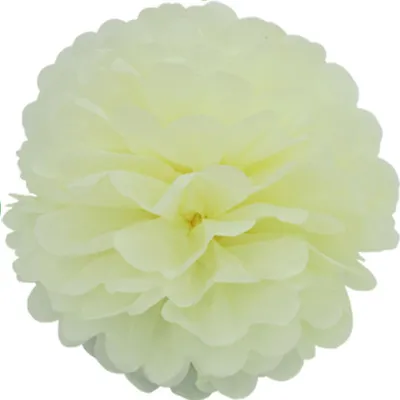 creme Papier Pompons