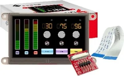 Obrázek produktu pro 4,3" dotykový displej Gen4 Diablo 16 s micro SD pro Raspberry Pi