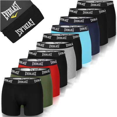 Zdjęcie produktu dla Everlast Bokserki Męskie Bawełniane Bm406 10 Sztuk Rozmiar L