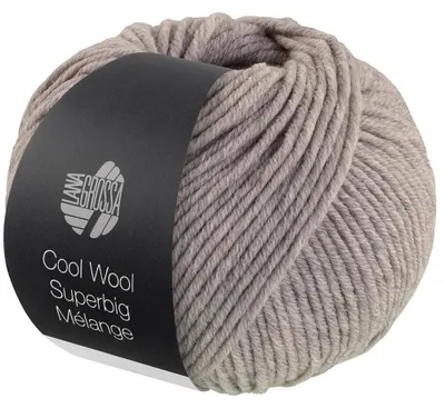 Produktbild von Lana Grossa - Cool Wool Superbig Melange 0215 graubeige meliert
