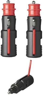 Produktbild von Zigarettenanzünder Adpater 12 - 24 V Sicherung auswechselbar 12v Stecker 2 Stck