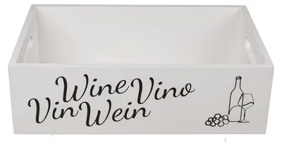 Produktbild von Deko Holzkiste ca. 33 x 20 x 10 cm für Wein verschiedene Weinkisten