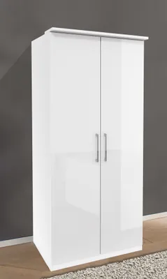 Immagine prodotto di Armadio "Optima" Armadio 90 cm bianco lucido a 2 ante