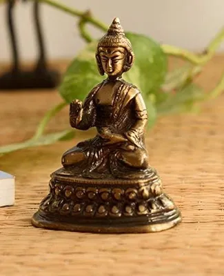 Produktbild von Antikes Finish Meditations-Buddha Figur