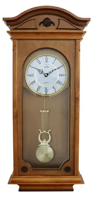 Produktbild von MPM-Quality Auer Pendeluhr Holz Braun 32,5 x 72 cm