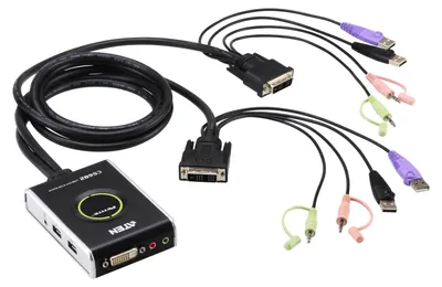 Produktbild von ATEN CS682 KVM Switch DVI, USB, 2 Ports