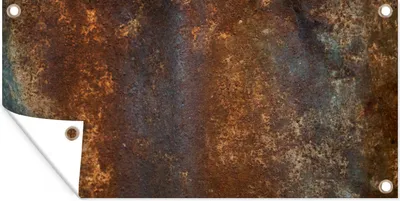 Obrázek produktu pro MuchoWow® Zahradní plakáty - Rez - bronz - ocel - 40x80 cm - Zahradní dekorace