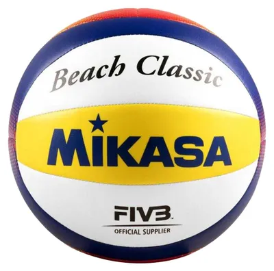 Immagine prodotto di Mikasa - Pallone da pallavolo "Beach Classic" PP7739 (5) (Bianco/Blu/Giallo)