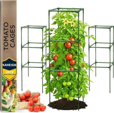 Obrázek produktu pro 120 cm, 2 kusy, pro popínavé rostliny, podpěry pro trvalky, čtvercové květináče