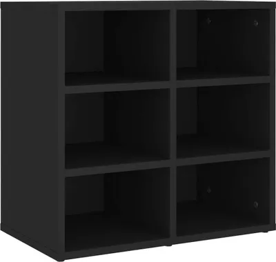 Produktbild von vidaXL Schuhregal Schwarz 52,5x30x50 cm