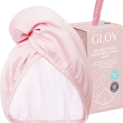 Produktbild von GLOV Hair Wrap Satine Haar Turban Schwarz