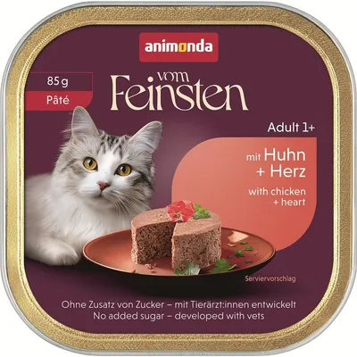 Produktbild von Animonda 85gx32 Adult Paté Huhn+Herz v.F.