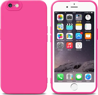Produktbild von Cadorabo Hülle für Apple iPhone 6 PLUS / 6S PLUS Schutz Hülle in Pink TPU Silikon Etui Case Handyhülle