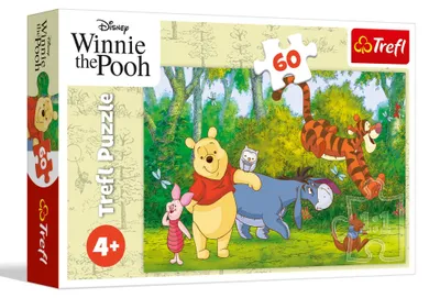 Produktbild von Trefl - Puzzle 60 Teile, Smaczny miodek, Kubuś Puchatek, 4+