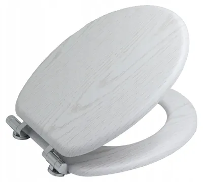 Image de Bisk Abattant WC Soft-close Blanc MDF Rigide 08222
