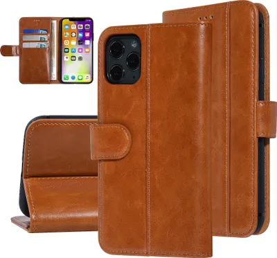 Immagine prodotto di UNIQ Accessorio Apple iPhone 11 Pro Max Marrone scuro Custodia tipo libro soft touch