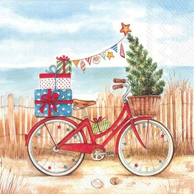 Produktbild von CHRISTMAS AT THE SEASIDE Lunch-Servietten L 883900