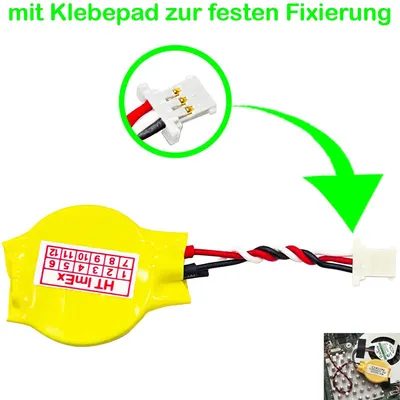 Produktbild von Ersatz RTC Bios CMOS Batterie Battery kompatibel für DELL Latitude E4200 / PP15S