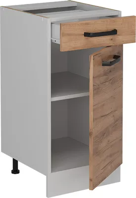 Produktbild von Küchenunterschrank Vicco R-Line Goldkraft Eiche 40 cm ohne Arbeitsplatte, Model 52246