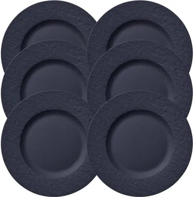 Produktbild von Villeroy & Boch Manufacture Rock Frühstücksteller 22 cm Set6