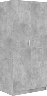 Obrázek produktu pro vidaXL Šatní skříň betonová šedá 80x52x180 cm odvozený dřevěný výrobek