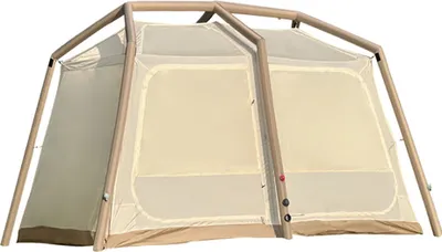 Produktbild von Outdoor-Campingzelt, automatisches aufblasbares Zelt, ein Schlafzimmer und ein Wohnzimmer, touristisches Camping-Villa-Zelt, geeignet für 4–8 Personen