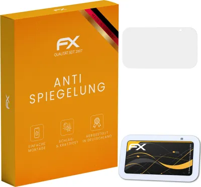 Produktbild von atFoliX FX-Antireflex 3x Schutzfolie kompatibel mit Amazon Echo Show 5 (3. Generation 2023) Displayfolie
