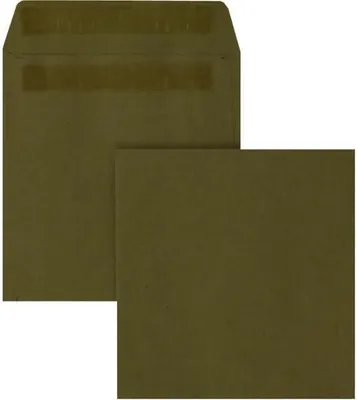 Produktbild von Versandtaschen 102x108mm 80g/qm selbstklebend VE=1000 Stück braun