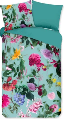 Immagine prodotto di Biancheria da letto "Blumen" - Azzurro - (140x200/220 cm) - Cotone