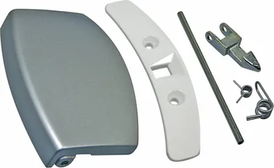 Image de Poignée de porte Kit argent Lave-linge AEG Electrolux 4055085551 convient à Fors Husqvarna Novamatic Zanker wasl3e102 wa1651 l7685 l7495 l54849 lr2851 lr1851