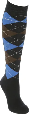 Produktbild von KERBL Reitstrümpfe Brescia Reitsocken Dunkelblau Rot Schwarz Gr 40-42 324212