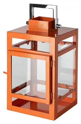 Produktbild von Fink Laterne Kenia Orange (20cm)