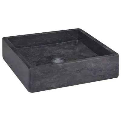 Immagine prodotto di vidaXL Lavabo nero 40x40x10 cm in marmo