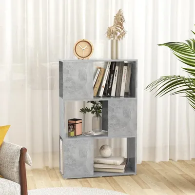 Produktbild von "2026 Aktion"Bücherregal - CLORIS - Standregal - Robust und langlebig - Raumteiler Betongrau 60x24x94 cm Holzwerkstoff - NeuMöbel2973615