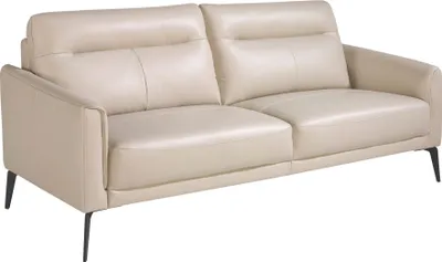 Produktbild von Angel Cerdá 3-Sitzer Sofa aus Leder taupe grau 6138