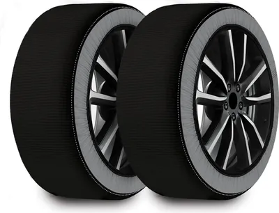 Produktbild von Textile Auto-Schneeketten, rutschfeste Schneesocken, DAC Easy GO 3D, zugelassen, Größe S